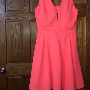 Hot pink summer dress